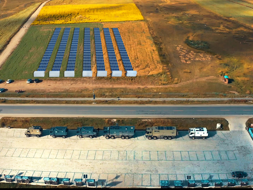 Solar Power Containers for Sprawy Wojskowe